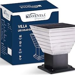 INVENTAA Villa LED Solar Gate Light for Home Gate | Outdoor Gate Lights Waterproof for Installing As, Compound Wall Lights, Main Gate Light, Compound Lights for Gate & Boundary Wall Lights Outdoor-picture-29