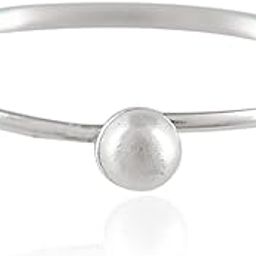 Sterling Silver 925 Pearl Nose Ring for Women & Girls-image-98