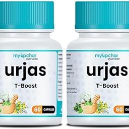 myUpchar Ayurveda Urjas Testo Supplement Capsule | Supplement for Men With Ashwagandha, Safed Musli, Gokshura & Kapikacchu | Improve Muscle Strength, Energy, Stamina | 60 Veg Capsules - Pack of 2-27