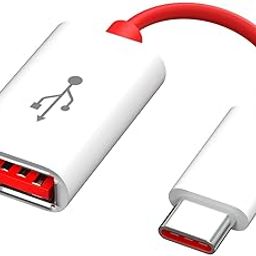 JGD PRODUCTS USB 3.0 to Type-C OTG Cable Male-Female Adapter Compatible with All C Type Supported Mobile Smartphone and Other Devices (White & Red)-21