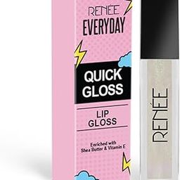 RENEE Everyday Quick Gloss - Clear Drama, Supple Glossy Lips, For Long Lasting Hydration, Lightweight & Non-Sticky Formula with Subtle Tint, Shea Butter & Vitamin E Infused-image-25