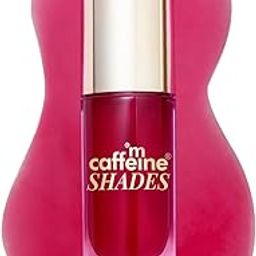 mCaffeine Shades Hydra Gloss Tinted Lip & Cheek Oil | Intense Hydration,Non-sticky & Plumps Lips | Infused with Squalane & Rich Oil Blend | Juicy, Glazed Lips with Natural Tint | Lipstick for Women | 5 ml - Cherry Glaze-11