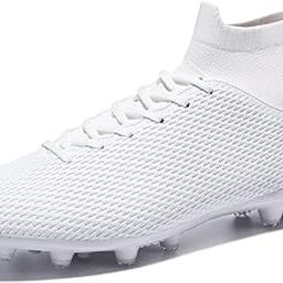 Men's Soccer Cleats Football Cleats for Mens Big Boys High-Top Spikes Shoes for Youth Professional Training Turf Indoor Outdoor Sneaker-image-20