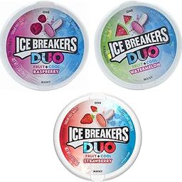 Icebreakers Sugar Free Mints Duo Combo (Pack of 3), Rasberry + Watermelon + Strawberry-7