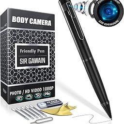 SIRGAWAIN 1080P Body Camera Pen [Upgraded 2024] – Body Cam with HD Video or Picture Taking, SD Card Storage, and Manual Control for Privacy Compliance (Pen Cam)-15