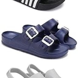 WINGSCRAFT Lightweight,Classic Slider || Sandals with Clogs for Men-Combo-COMBO(3)-3024-3116-3135-10 -P-picture-13