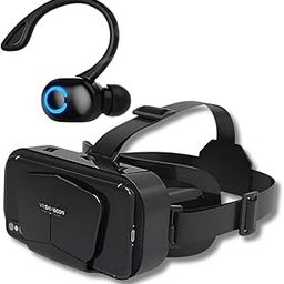 Drumstone 𝐂𝐨𝐦𝐛𝐨 C930-3D VR Glasses: Giant Screen Headset for Movies, Compatible with All Smartphones & Supermini Bluetooth Earbuds, Anti-Drop Design–Best Gift(𝟏𝟓-𝐘𝐞𝐚𝐫 𝐖𝐚𝐫𝐫𝐚𝐧𝐭𝐲)-image-16