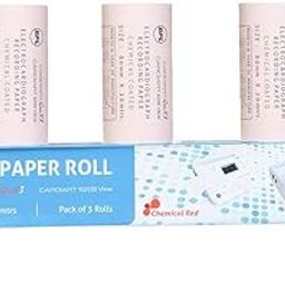 OTICA Ecg Paper For (6208 Veiw/Genx Ecg Paper Pack Of 3 Roll, 80 X 20Mm)-25