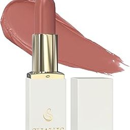 Suavis Matte Bullet Lipstick | Creamy Matte Finish Lipstick | Lightweight One Swipe Application | Smudgeable Lipstick | Non-Drying Intense Colour | Jojoba Oil & Vitamin E Long Lasting upto 10 Hrs 4gm (Rum & Raisin)-43