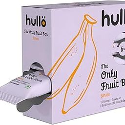 Hullo The Only Fruit Bar - Banana (Pack of 6 x 30g) | Only Real Fruits | Healthy Snack for Kids & Adults | No Added Sugar | No Artificial Preservatives | Instant Energy Boost-24