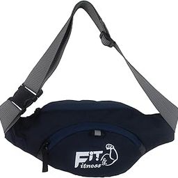 Waist Pack Travel Handy Hiking Zip Pouch Document Money Phone Belt Sport Bag Bum Multipurpose Belt Bag for Men and Women Polyester (Navy Blue)-picture-13