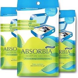 ABSORBIA Moisture | Sachet - Pack Of 3 X 2 (200Ml Each) | Dehumidier For Bags, Suitcases & Drawers | Fights Against Moisture, Mould, Fungus & Musty Smells-image-16