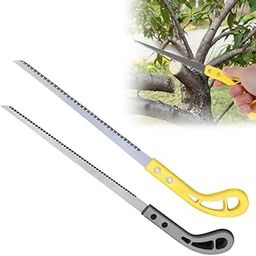 Outdoor Portable Hand Saw, 2024 New 9 Inch Household Garden Small Hand Saw, Rugged Triple Razor Tooth Steel Mini Hand Saw for Camping, Pruning, Backpacking, Survival, Gardening(Yellow+Sliver)-picture-25