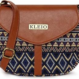 PU Leather Jacquard Crossbody Bag for Girls with Adjustable Strap | Sling Bag for Women Suitable to Carry essentials in Travel, Office & Everyday Use-image-38