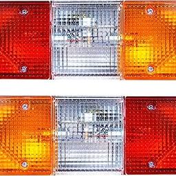 APSMOTIV Tail Light Back light Assembly for JCB & Piaggio APE BS2 Auto with Wiring and Bulb (set of 2)-29