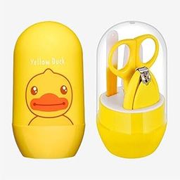 MOM'S PRIDE Baby Care Baby Nail Clipper, Scissor, Tweezer and Nail Cleaning Sets, The Best Baby Shower Gift for Baby Girl and Baby Boy (Yellow)-7