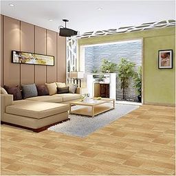 Kayra Decor PVC Flooring Sheets for Floor USA Standard SGS Approved – Durable Peel & Stick Self Adhesive PVC Floor Tiles for Flooring Set of 11 (Tiles Size- 12" x 12", Wood Design)-image-98