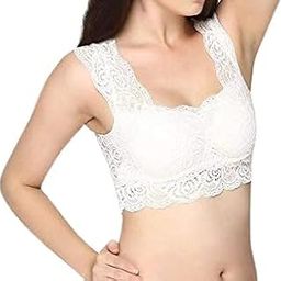 Women's & Girl's Regular wear Lace Bralette Lightly Padded Wire Free Bra (Free-Size)-picture-28