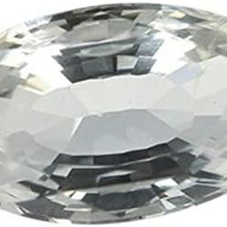 White Topaz Gemstone Certified Loose Success Stone 8.90 Ratti-image-1