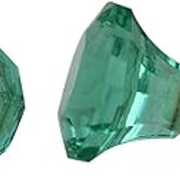Indianshelf Handmade 8 Pieces Glass Diamond Green Knobs for Cabinet Wardrobe Kitchen Pulls Vintage Online-image-16