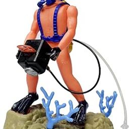 PODDAR RETAIL Plastic Air Operated Bubble/Oxygen Making Aquarium Decorative Ornaments/Toy For Fish Tank Multicolour(Scubaman/Scubadiver/Super Cameraman)(Air Pump Not Include)(Pack of 1), People-29