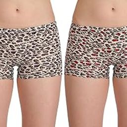 Womens Cotton Blend Boyshort Panties - Pack of 2-image-18