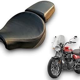 Meteor 350 Bike seat Cover.pu Leather,Black Colour,Water Proof,Rope PROVIDED-image-46