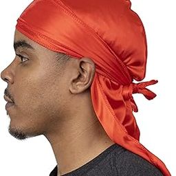 Superior Silk Durag - Smooth Silk Durag for Men & Women, Long Double Wide Straps, Outside Seam Triple Stitch Du Rag-image-9