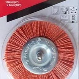 Makita D-45602 120 Grit Abrasive Nylon Brush Wood Working Polishing Grinding Wheel (Orange, 100 mm, 4 inch)-image-78