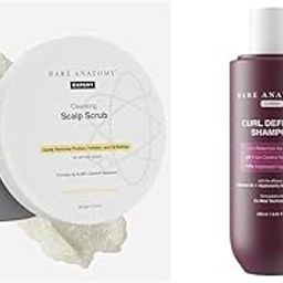 Bare Anatomy Scalp Scrub with Natural AHAs, Coconut & Sugar For Women & Men | 250g Curl Defining Shampoo + Curl Intensifying Leave In Conditioner Cream |Women & Men | 250 ml + 140ml-image-25
