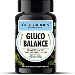 Curegarden Gluco Balance Supplement, Capsule made by Combining Amla, Turmeric and Pterocarpus Extract Helps to Control Blood Sugar, Diabetes- 60 Caps-image-38