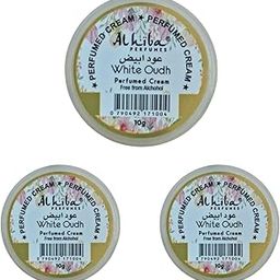 Alhiba Perfumed Cream WHITE OUDH | 10gm | Premium Long lasting perfumed cream for unisex | Pack of 3-image-55