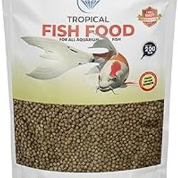 Special Fish Food (1.8 mm) Daily Nutrition Grow Feed for Gold Fish, Shark, Guppy, Cichlids,Angelfish, Molly, Tetra, Betta, Koi, Sharks| High Protein for Growth, Health & Colour Enhancement (200gm)-image-15
