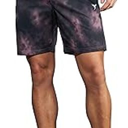 technosport Men's Regular Fit All Over Print Stretchable Shorts with Quick Dry, Anti Odour for Gym, Sports and Regular Use-picture-37