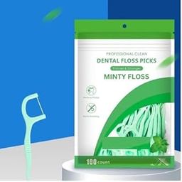 vulrian Dental Floss Picks High Toughness Toothpicks Sticks Ideal for Family, Hotel,Travel Oral Hygiene Essential,-3