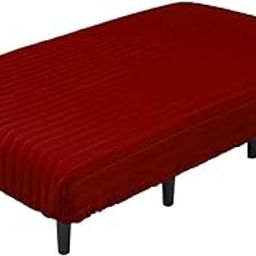 Iris Plaza AATMC-D Cover for Mattress with Legs, Plain, Washable, Cover, Gusset Width: Approx. 11.8 inches (30 cm), Double, Red-image-4