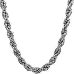 Stainless Steel Silver Chain for Men/Boys/Boyfriend/Husband & Unisex-image-45