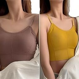 Girls Women's Sports Bras Yoga Gym Bra Crop Top Push Up Wire Free Women Bra 646 Bra-image-24