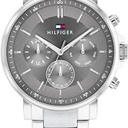 tommy hilfiger Multifunction Grey Dial Stainless Steel Strap Watch for Men-picture-29