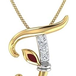 The Initial T Ganesha 18KT Yellow Gold and Diamond Pendant-image-53