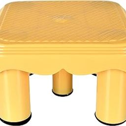 Homestic Multipurposes Plastic Seating Stool/Patla (Cream)-image-2