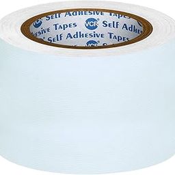 VCR White Duct Tape - 18 Meters in Length 72mm / 3" Width - 1 Roll Per Pack - Strong Book Binding Tape - Waterproof Heavy Duty Duct Tape-picture-27