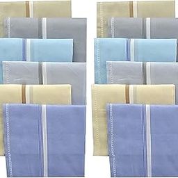 Creation Men's Cotton Handkerchief With Colour Border (Multicolour, Free Size)-image-83