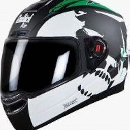 Steelbird Air-1 Beast Matt Finish with Plain Visor (L-600 MM, Matt Black with Green)-picture-16