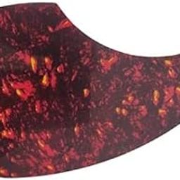 SG Musical Guitar Pickguard Self-Adhesive Anti-Scratch PVC Mirror Effect Durable Sticker for Guitars Red-image-38
