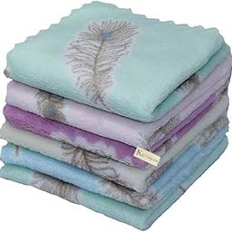 Leaves Print Handkerchief for Women, Kids and Babies, Microfiber, 25 x 25 cm, Soft, Silky, Rumal,-image-26