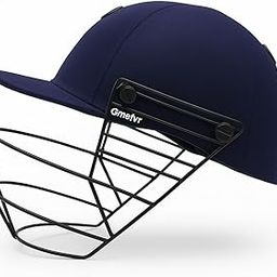 Gmrfvr Cricket Helmet for Men & Boys (Adjustable Steel Grill | Color: Navy Blue | Light Weight (Youth Size)-image-63