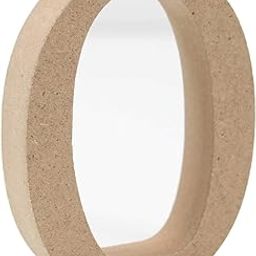 AmericanElm 6 Inch Unfinished MDF Number 0" Cutouts for DIY Art and Craft Work (Zero_H x Thick -6 in x 11mm)-19