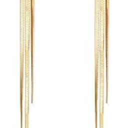 Latest Stylish Tassel Earrings for Women and Girls (Gold) (14768er)-27