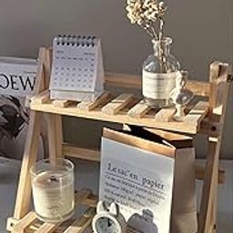 Deion Solid Wood Kitchen Rack, Multipurpose Wooden Storage Organizer, Grocery Rack, Kitchen Storage Rack Wooden, 2-Tier Kitchen Rack, Kitchen Racks and Shelves Rack-image-42